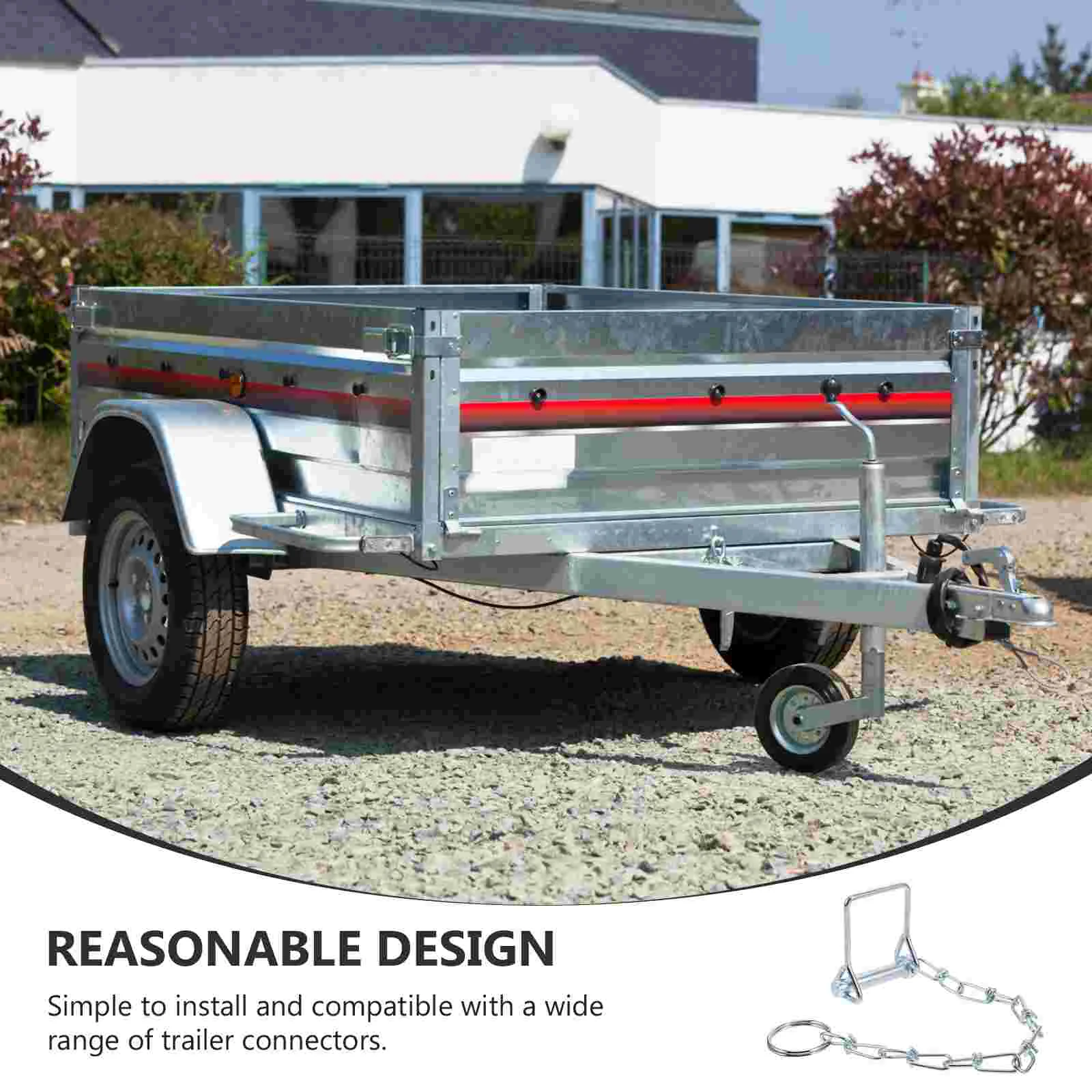 Trailer Veiligheidsspeld Snap Remkabel Koppeling Pins Trekhaak Kettinghaken Heavy Duty Lock Wire Connector