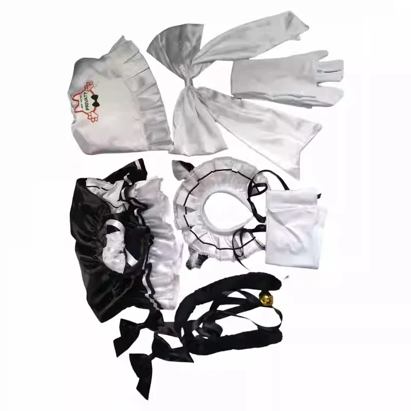Presell เกม Goddess of Victory: Nikke Privaty คอสเพลย์ Privaty Unkind ชุดแม่บ้านวิกผม Lolita รองเท้าฮาโลวีน Carnival Party Prop