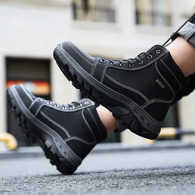 High-top Thick Heel Boots 48 Casual Men's Shoes Quality Sneakers Shoes 47 Sport Temis Loofers Sport Gifts Technologies