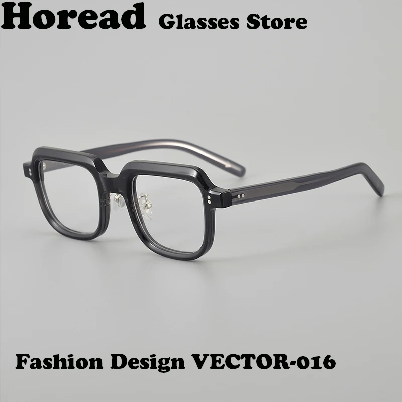 

Korea Fashion Big Square Acetate Glasses Frame Men Women Handmade Vintage Ultralight Optical Eyewear Gafas Spectacle Eyeglasses