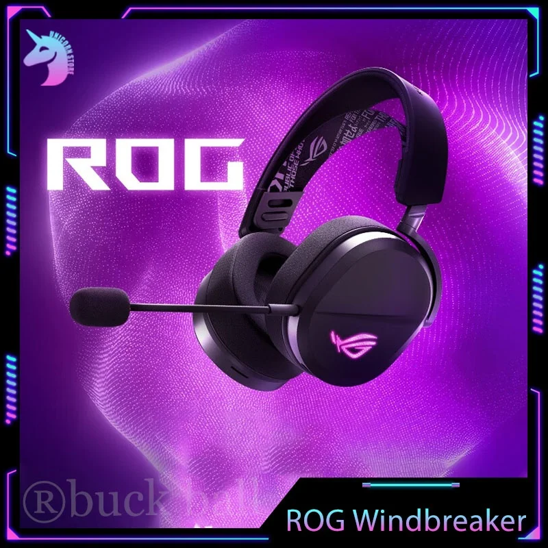 Rog Windbreaker Headphones Esports Gaming Earphone Wired/Wireless/Bluetooth Custom 3 Mode Speednova Wireless Lightweight Earbuds