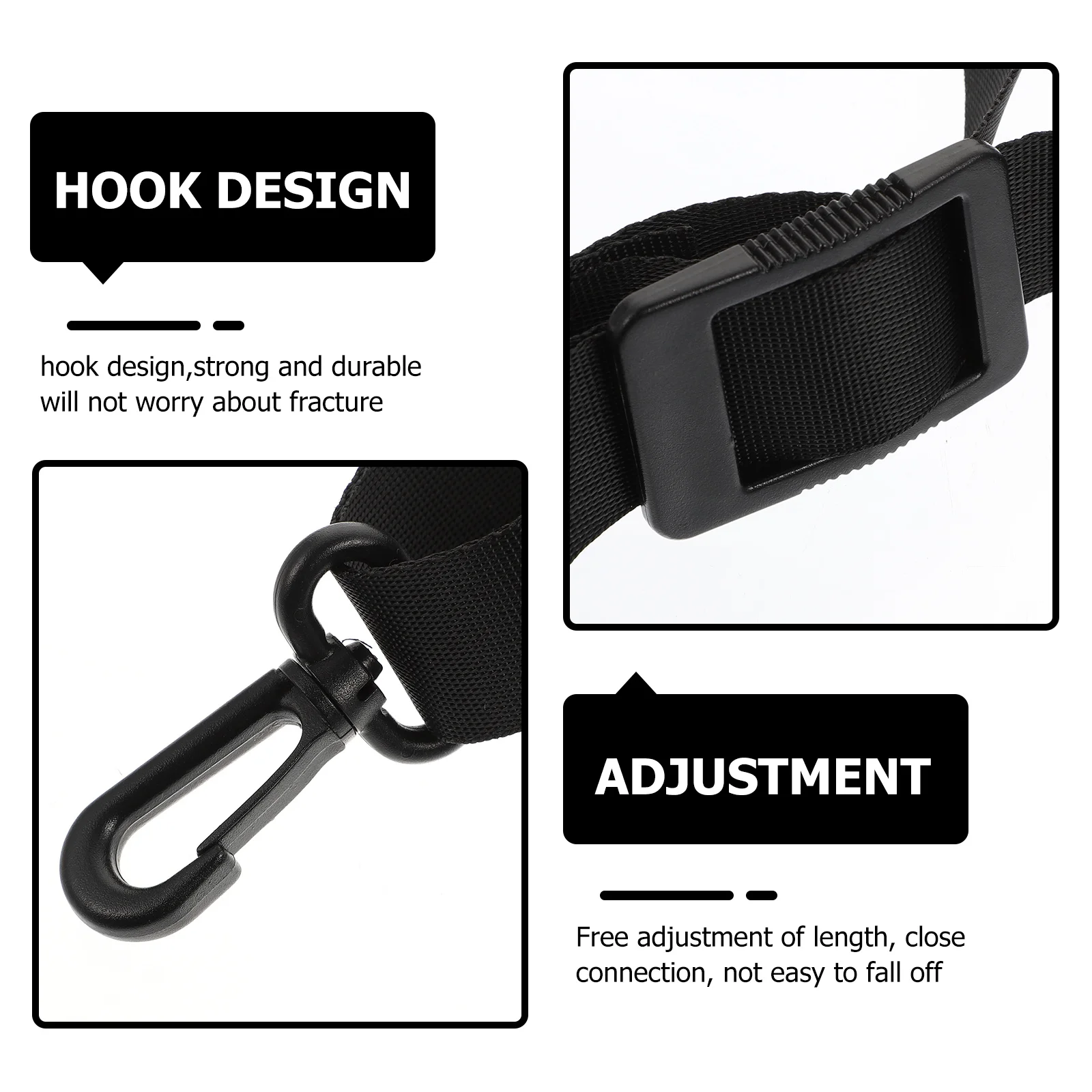 

1Pcs Comfortable Saxophone Hanging Strap Durable Material Adjustable Design Long Service Life Effective Fixing Tool
