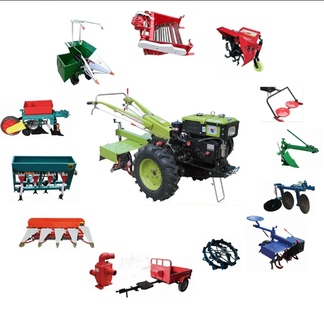 

15hp 18hp 20hp 22hp Farm Mini diesel Motocultor Power Tiller Two Wheel Mini Walking Hand Tractor Prices for Sale Product