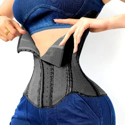 AfruliA Latex High Compression Shapewear Waist Trainer Corset Fajas Colombianas Girdle Strap Slimming Abdominal Belt Body Shaper