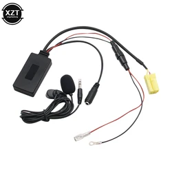 Car Bluetooth-compatible AUX Adapter Wireless Audio Phone Call Hands Free Microphone Kit for Benz Smart 451 For Alfa Fiat Lancia