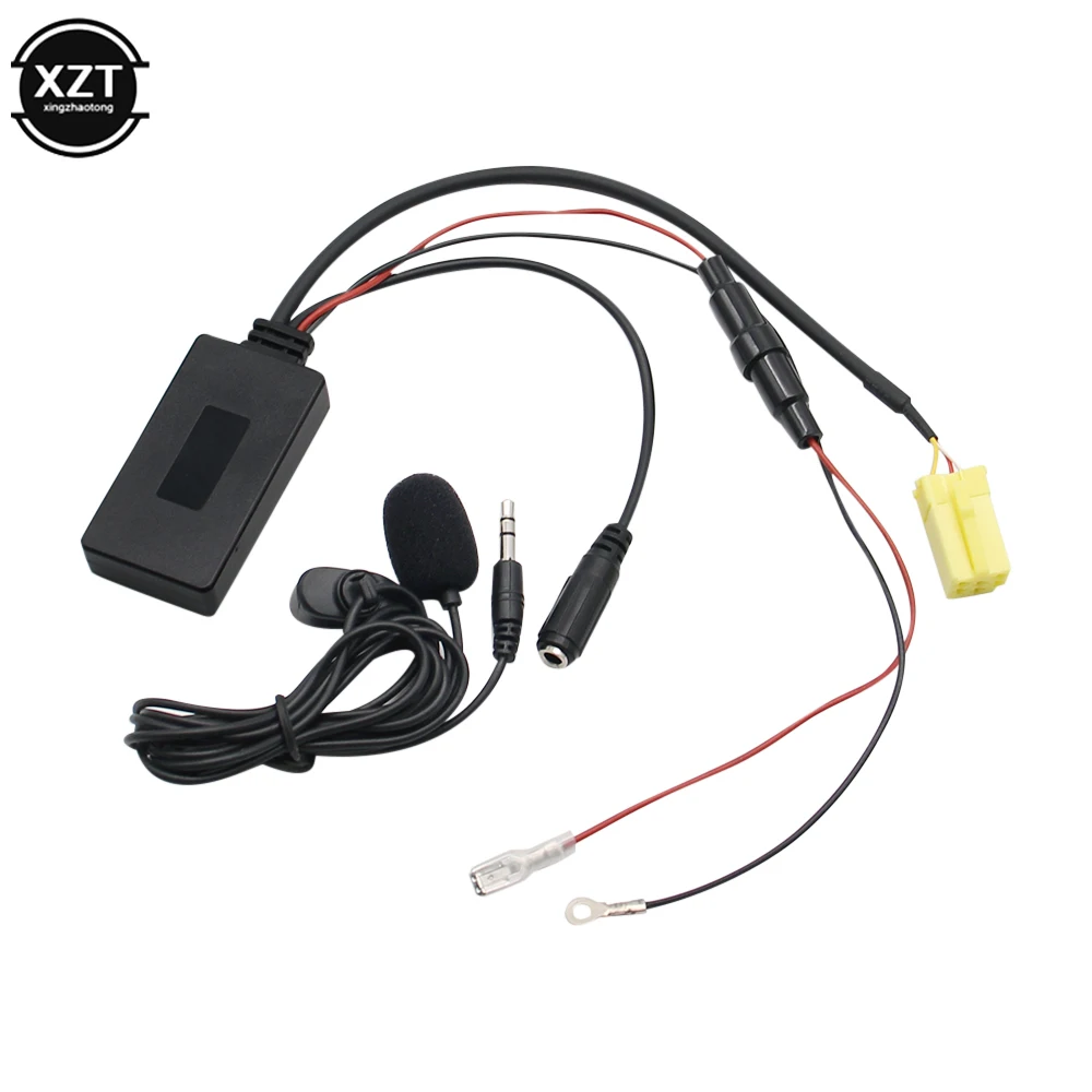 Samochodowy adapter AUX kompatybilny z Bluetooth Bezprzewodowy zestaw mikrofonów audio do telefonów Zestaw głośnomówiący dla Benz Smart 451 Dla Alfa Fiat Lancia