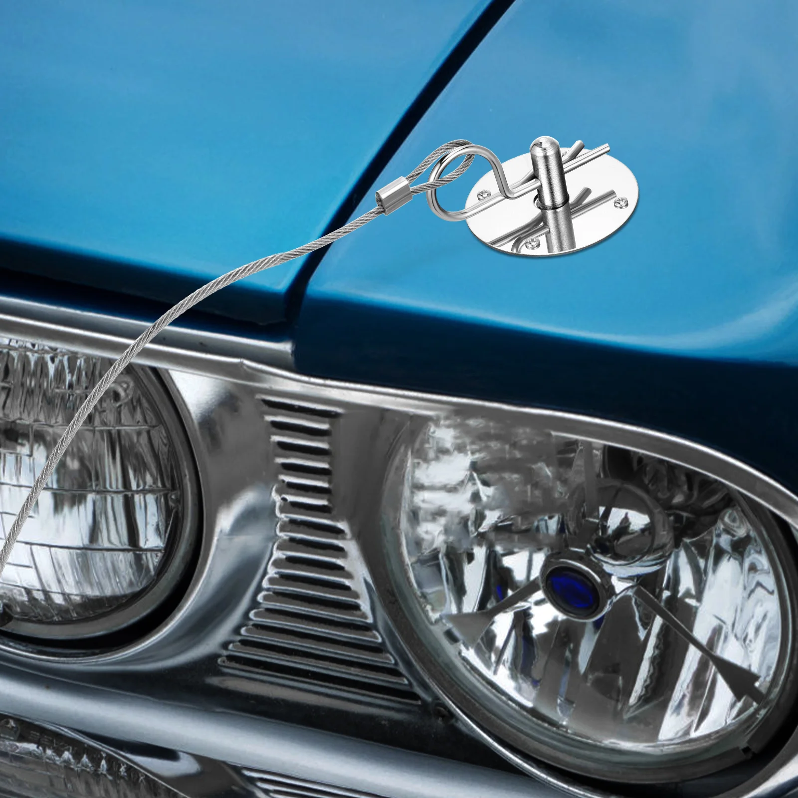 

1 set 1 Set Pin Kit For Car Metal Locking Pins Heavy Duty Vehicle Hood Latch Automotive Exterior Bumper Holder Quick Latch Truck