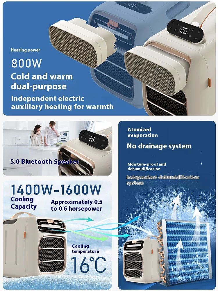 Hot Sale New Portable air Conditioner Small air Conditioners for Room Tent Car Camper air Conditioner