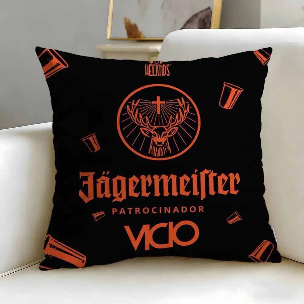Marken-Stil Kissenbezug, mit Reißverschluss & Abnehmbar, Waschbar, Sofa-Kissenbezug für Zuhause und Büro
