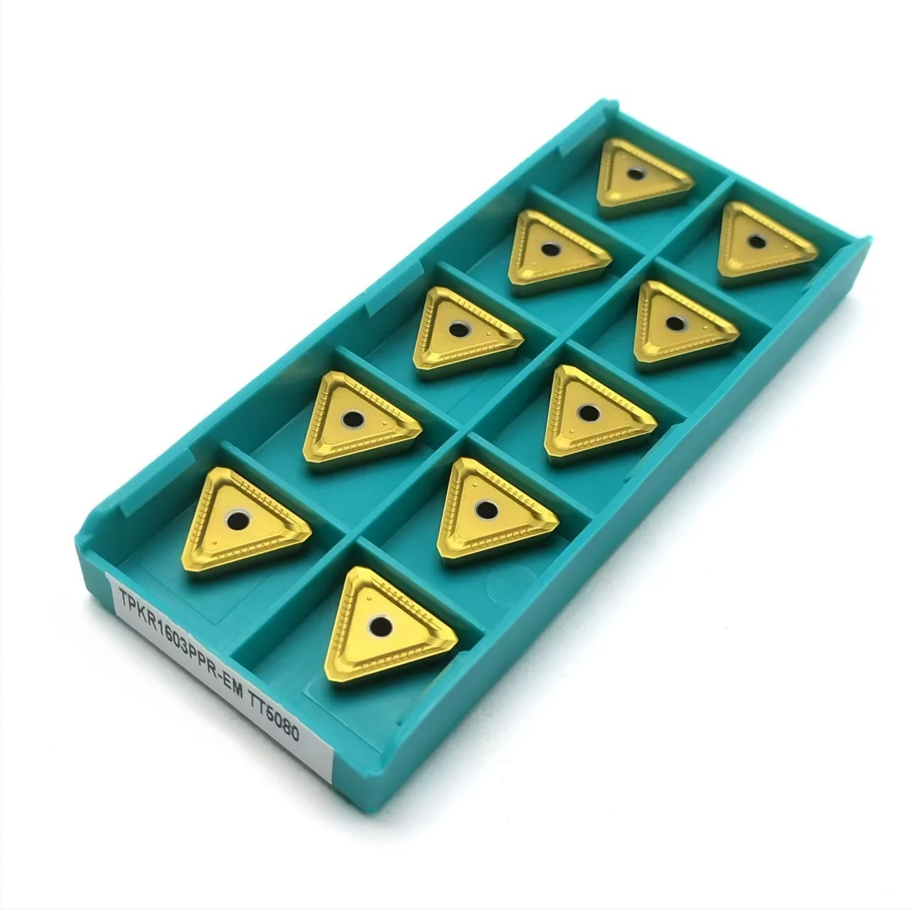 10PCS TT5080 TPKR Carbide Turning Inserts CNC Cutter Lathe Blades for stainless steel heat-resistant super alloys TPKR tools