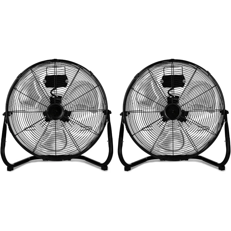 20 Inch 3-Speed High Velocity Heavy Duty Metal Industrial Floor Fan for Warehouse,Workshop, Factory and Basement,NEW