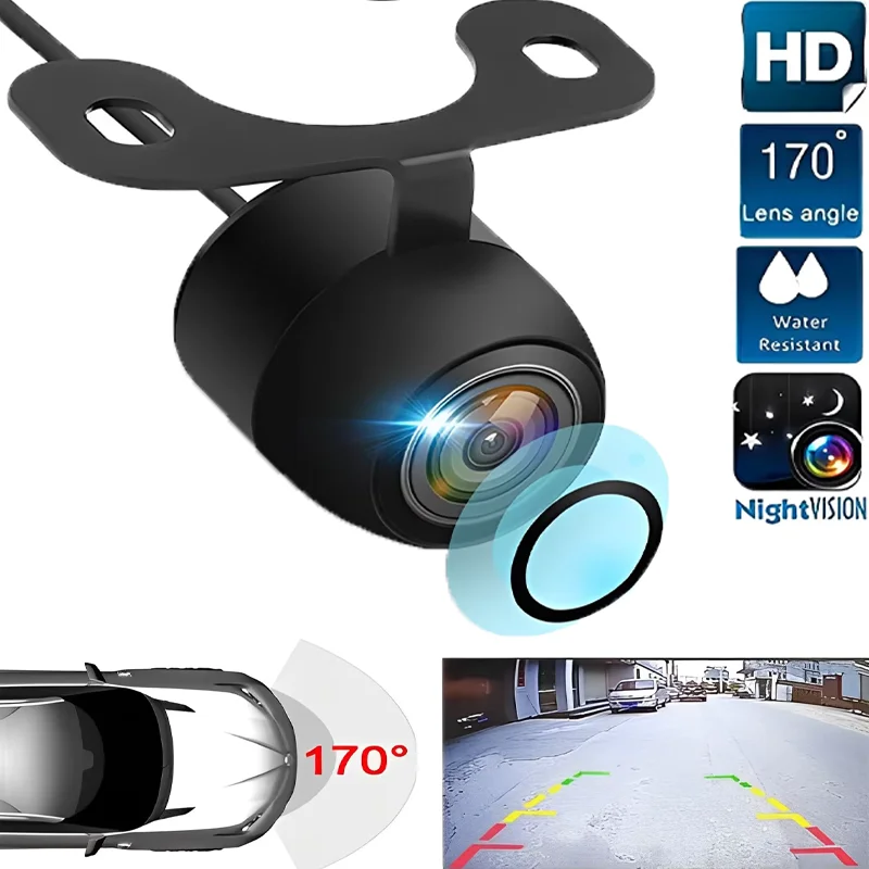 

HD Car Rear View Camera Superclear Waterproof Portable Night Vision 170 Wide Auto Backup Monitor HD Image Auto Accessories