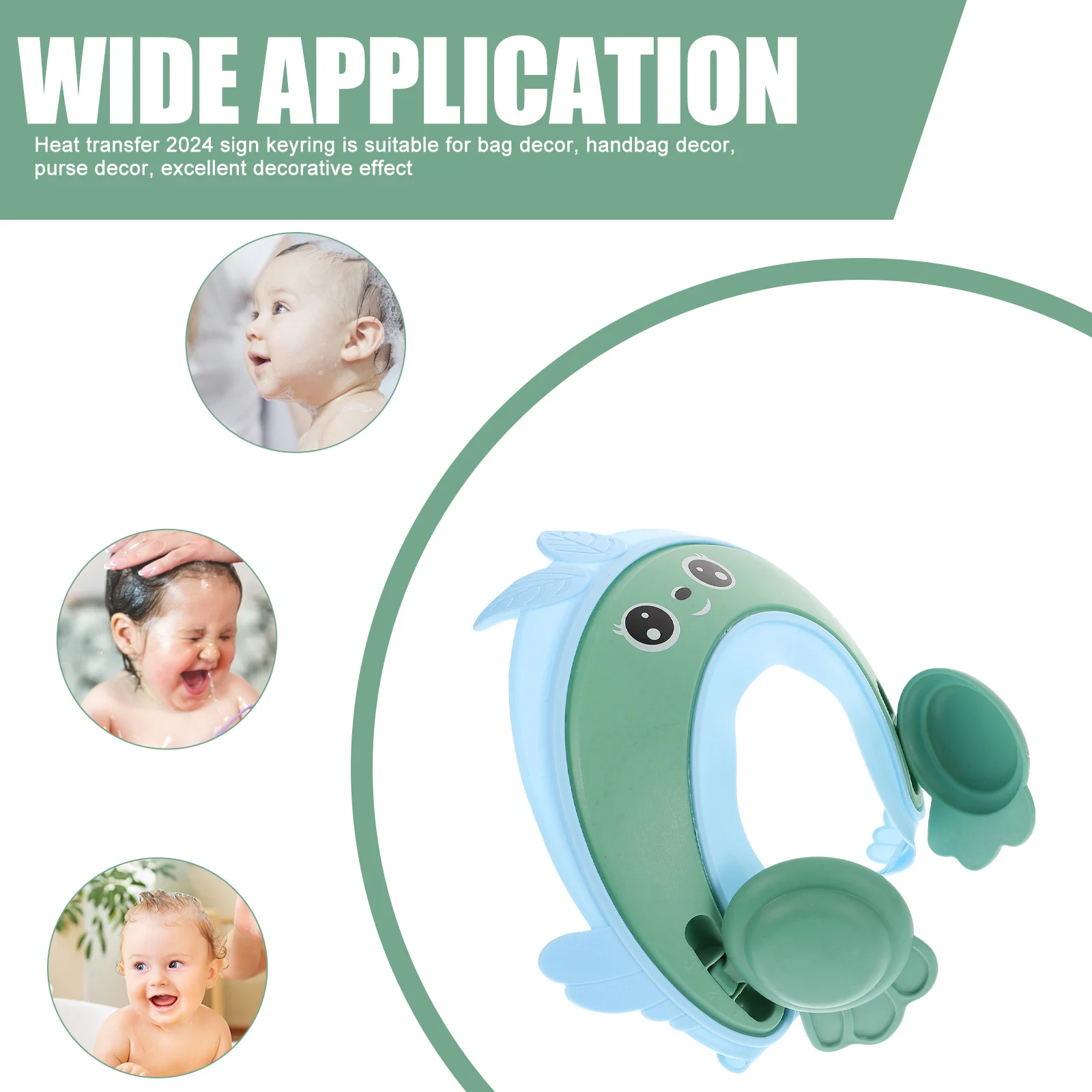 

Baby Shower Cap Adjustable Soft Silicone Baby Hair Washing Shield Shower Hat for Kids Bath Protection Kids Hair Washing Shield