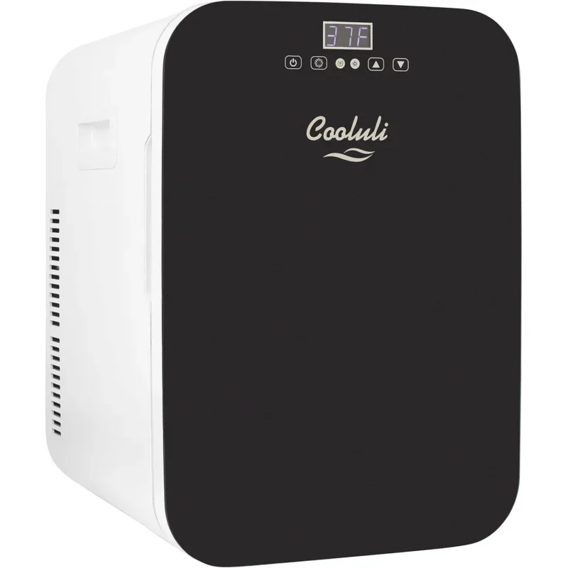 

Qwcooluli 20 liter mini fridge with temperature control-Black