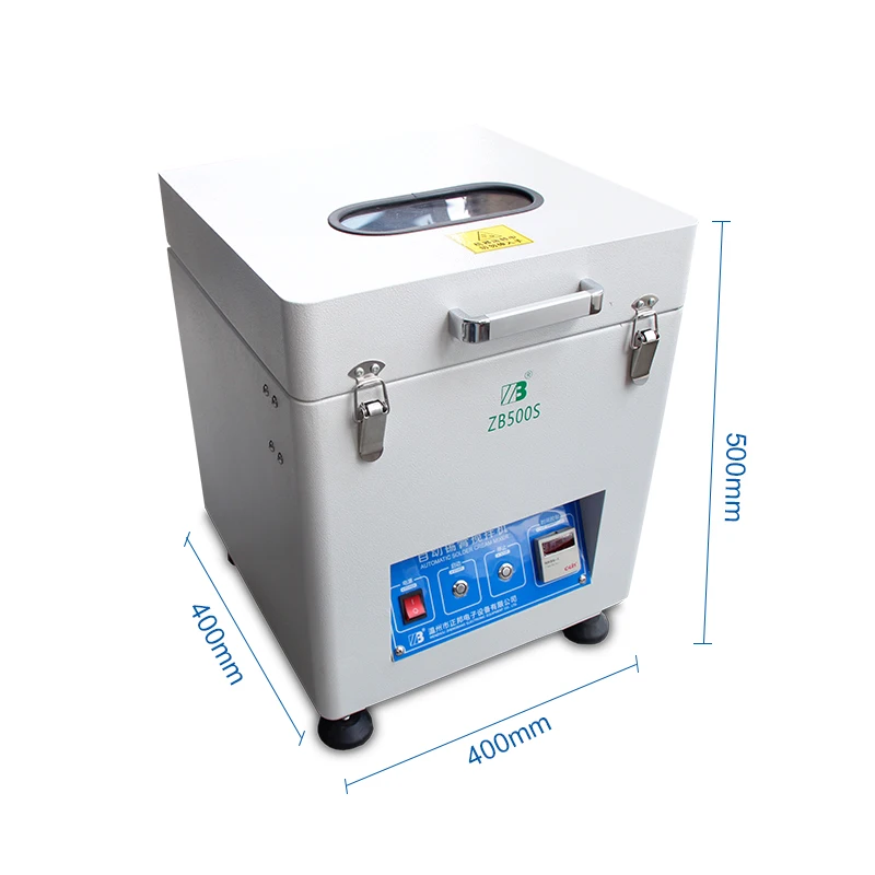 ZB500S Automatic Adjustable Smt Pcb Solder Paste Mixing Machine 1350 R/Min Pcb Solder Paste Mixer Equipment 500g 2 Tanks