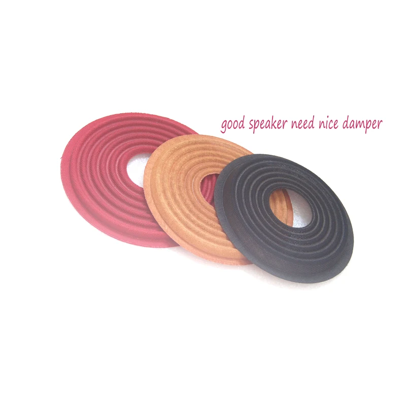 

25pcs/Lot 165x50 mm 180X50MM Black Red Elastic Wave Loudspeaker Subwoofer Spider Damper Woofer Speaker 8/10/12/15 inchRepair