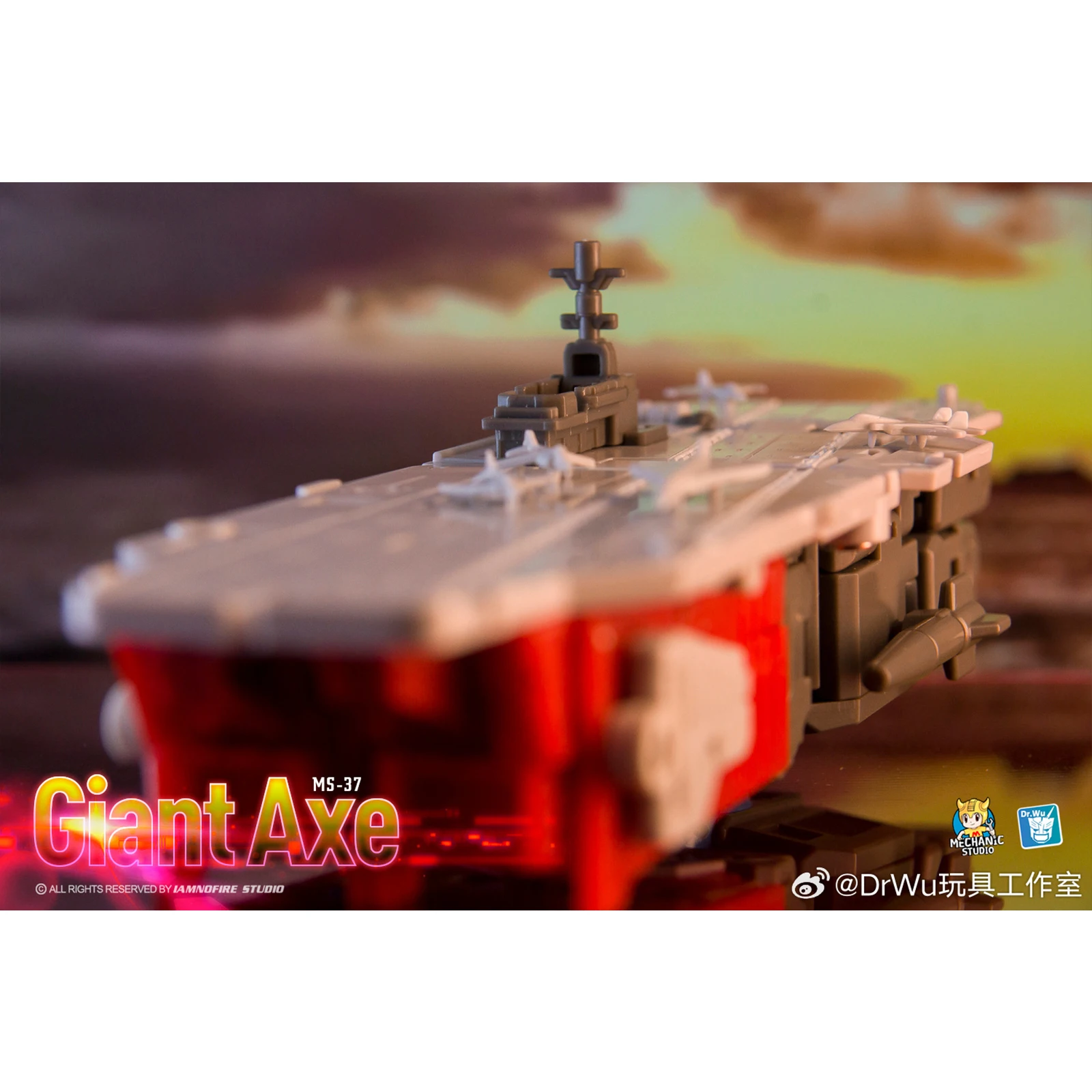 [In Stock With Bonus]DR.WU Transformation Dr Wu And MFT Collaborate MS37 MS-37 Giant Axe Broadside Action Figure Deformation Toy
