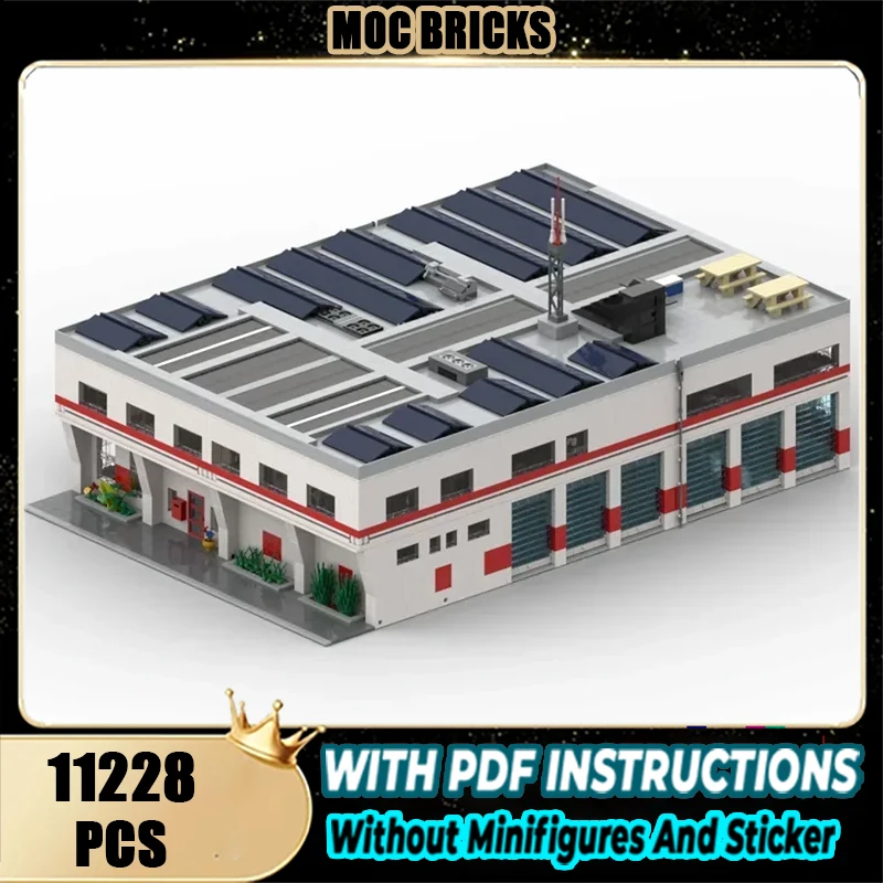 

Модель с видом на улицу Moc, строительные блоки, модель кирпича и завтрака, технология, кирпич, сделай сам, сборка, строительная игрушка, праздничные подарки