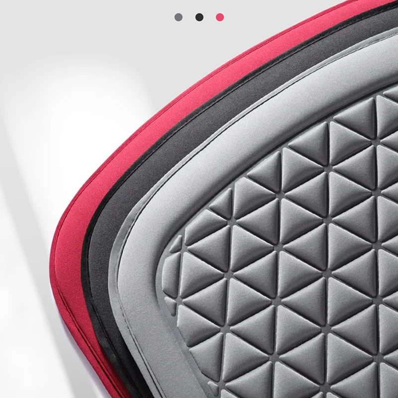 Breathable fabric car seat cover 3D triangle concave and convex embossed hip massage cover four-season universal seat cushion image 5
