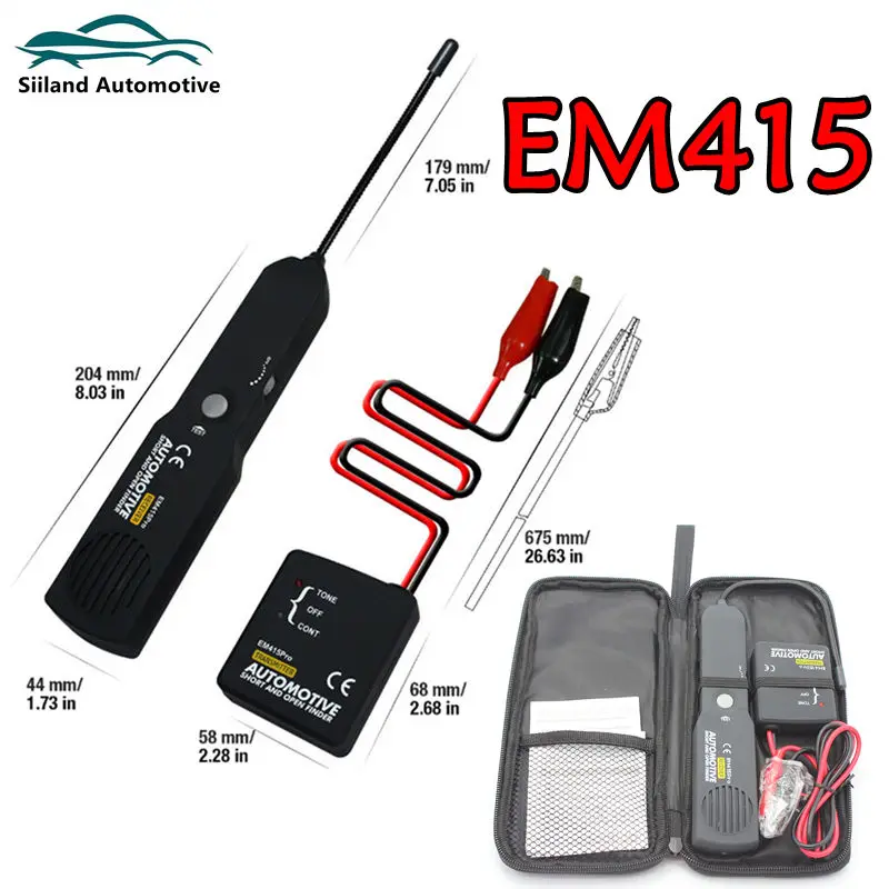 EM415PRO Автомобильный короткий кабельный трекер и открытый провод Универсальный EM415 PRO 6-42 В постоянного тока Znajdź автомобильный короткий провод