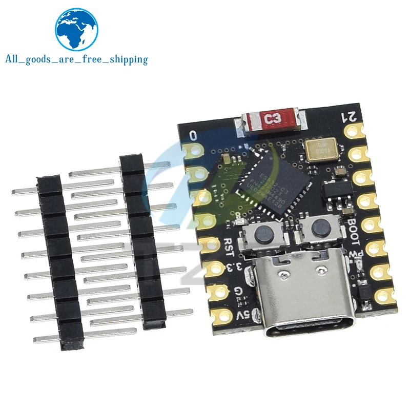 Imagem -02 - Conselho de Desenvolvimento Esp32 Supermini Wi-fi Bluetooth Arduino Esp8266 Esp32 Tzt-esp32-c3