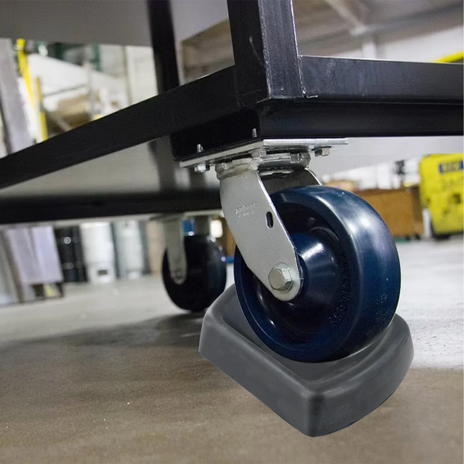 Caster Support Rubber Trailer Chock Rubber Wheel Stopper For Outdoor Use Stability For Outdoor Use Wide Application For RVs