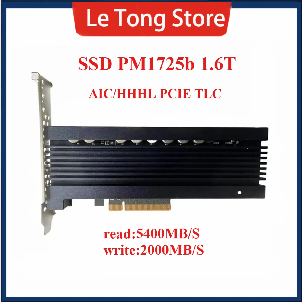 

Brand new Original For Samsung SSD PM1725b 1.6T 3.2T card enterprise solid state drive AIC HHHL PCIE U.2 NVME