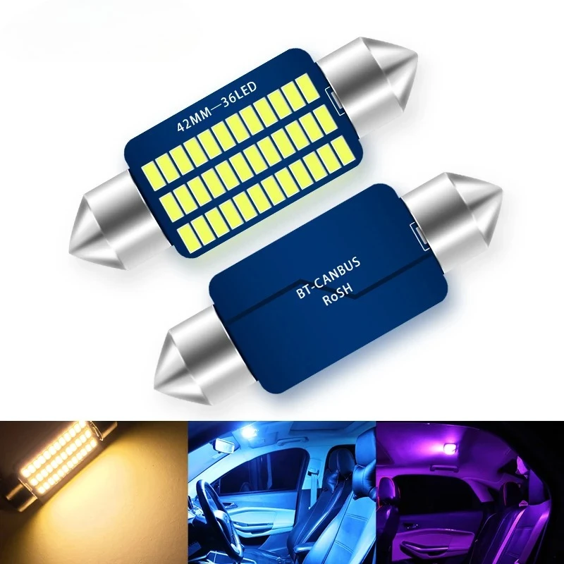 

1 шт. Canbus автомобильный C5W светодиод 31 36 39 41 мм внутренний свет 4014 чипов светодиодный гирлянда автомобильный купол без ошибок автоматическая внутренняя лампа для чтения