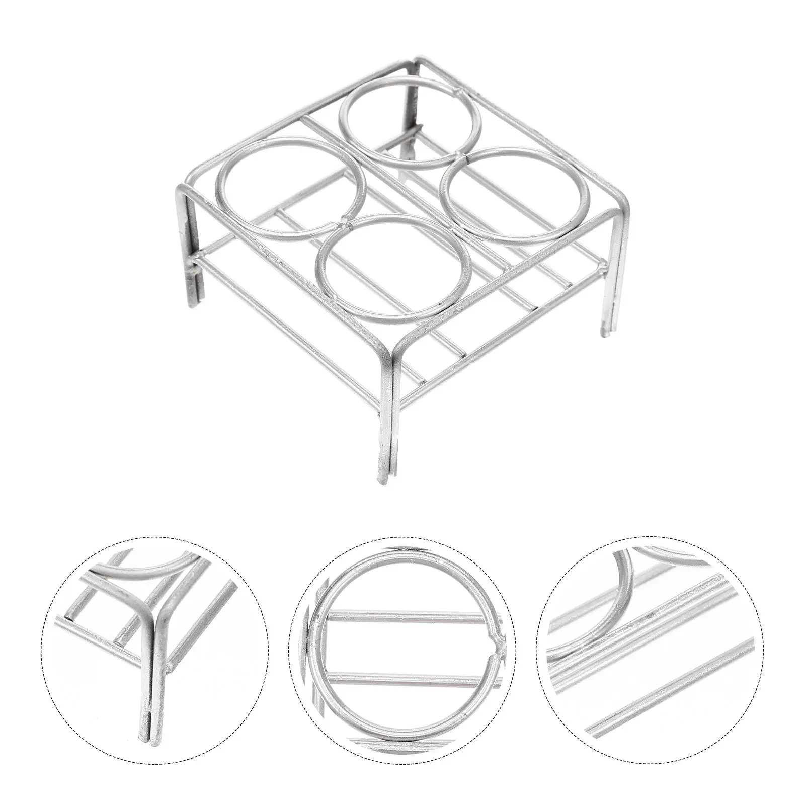 Heat Resistant Laboratory Crucible Rack Steel Frame Support Stand for Chemical Experiments Science Lab Equipment Tool