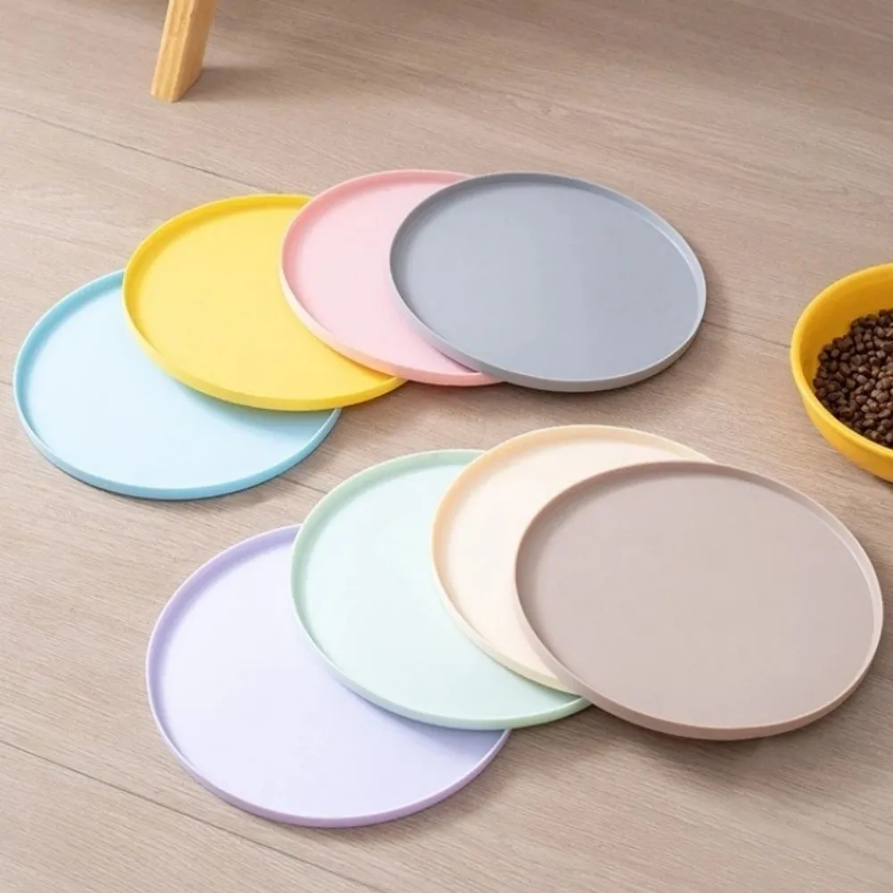 Novo Tapete de Silicone para Alimentação de Animais de Estimação, Antiderrapante, Impermeável, Fácil de Limpar, à Prova de Vazamentos, Utensílios para Mesa de Animais de Estimação