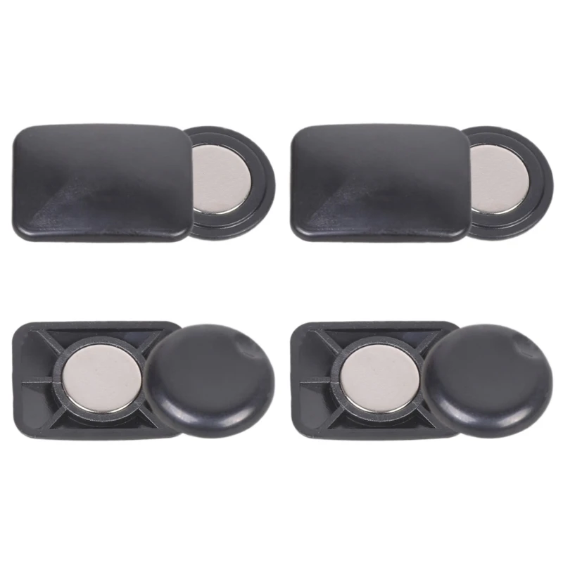 

Race Bib Secure Clip 4 Pair Pack Strong Neodymium Magnets Gentle Fabric Protections For Various Sports Clothing JOME