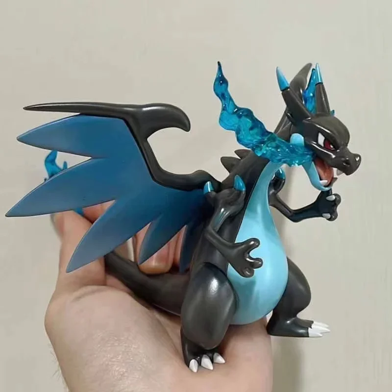 

11 см Pokemon Mega Charizard X фигурка, модель дракона из ПВХ, Коллекционная статуя для украшения стола, Рождественский подарок