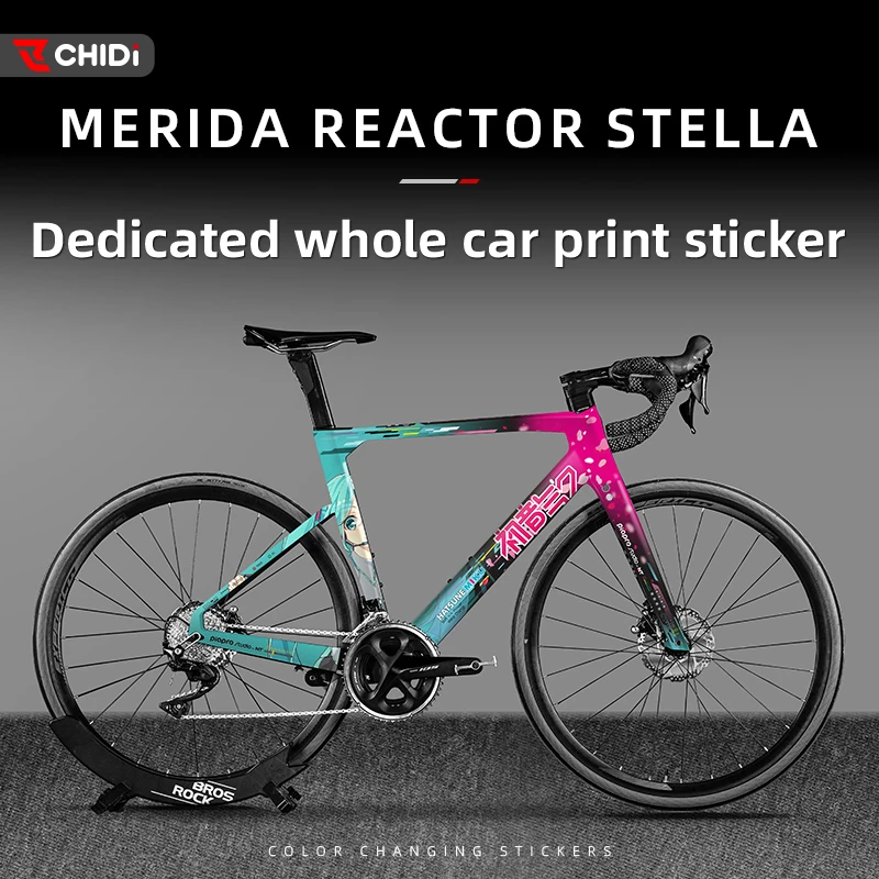 

Pattern Printing Stickers Kits for bicycle Protection and Decoration, Used for MERIDA REACTOR STELLA, Various Styles