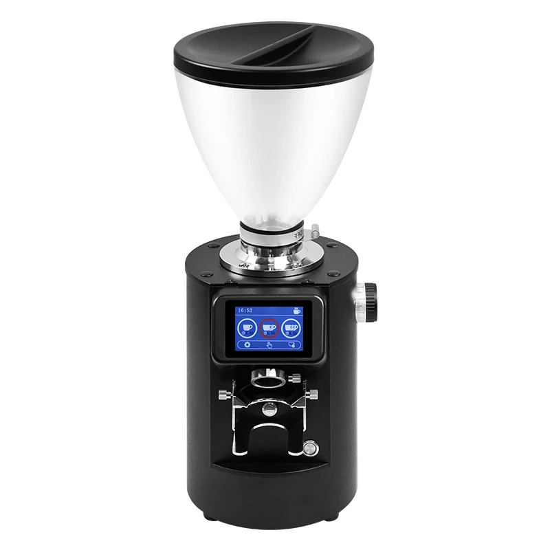 Electric Coffee grinder Espresso Coffee Grinder 90mm Flat Titanium Burr Touchscreen Control Cup Measure Powder Automatic Control