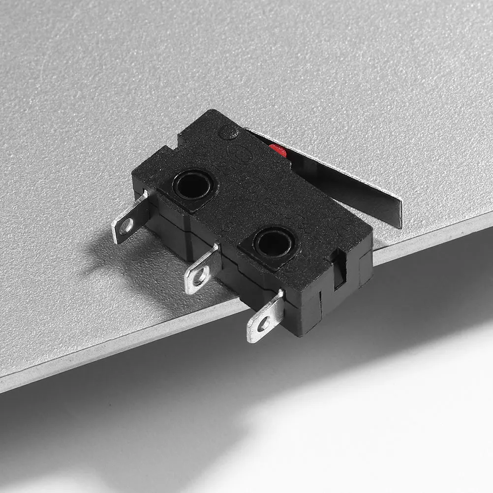 

12pcs Micro Limit Switch 3 Pin Small Compact Push Button With Hinge Lever For Equipment Industrial Control Electronic Switch Kit