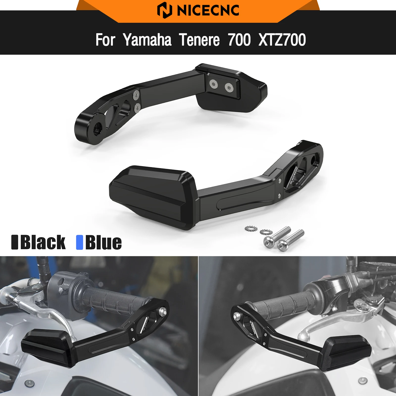

For Yamaha Tenere700 T700 XTZ 700 2019-2024 Handlebar Grips Guard Brake Clutch Lever Protector TENERE700 Rally Edition 2020-2024