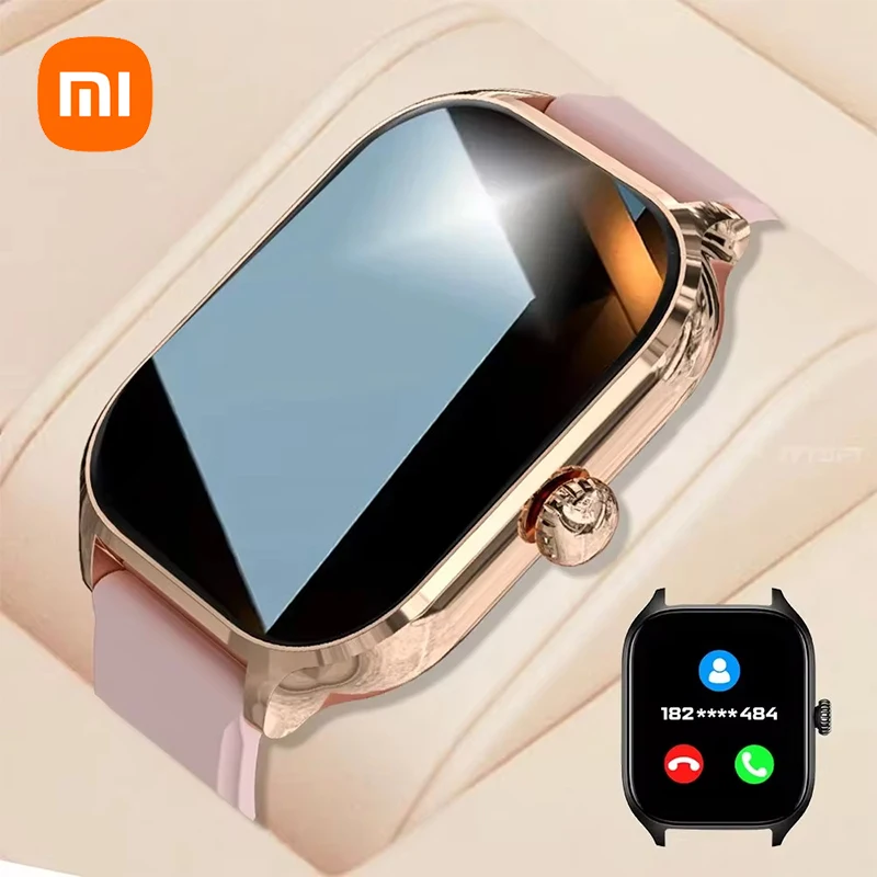 Xiaomi Smartwatch Dial to Answer Calls Calorie Tracking Heart Rate Blood Oxygen Monitoring Bluetooth Smart Watch Women Men Gift