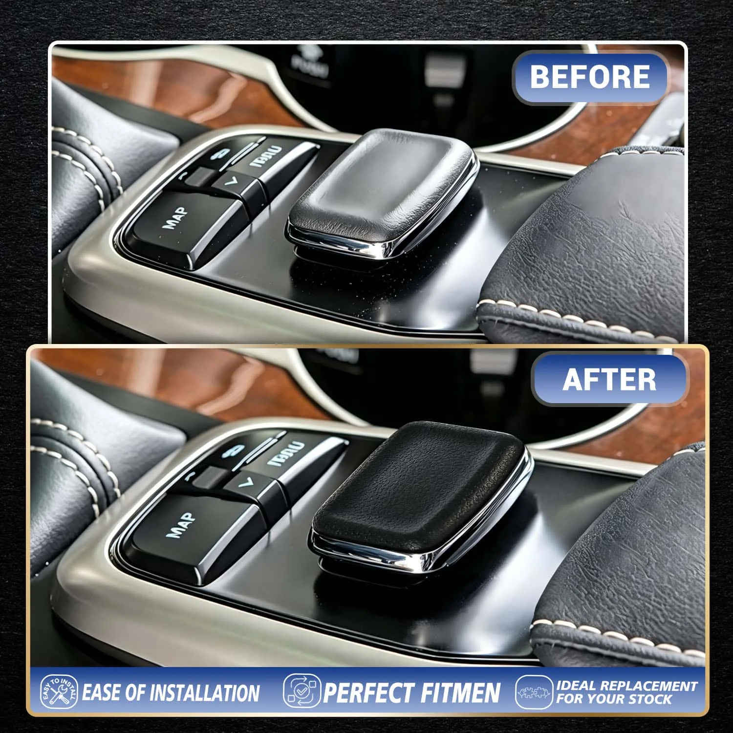 1619RX3 48040 Onboard Navigation Display Controller Mouse Button Switch Cover Interior For Lexus RX350 2016 2017 2018 2019 2020