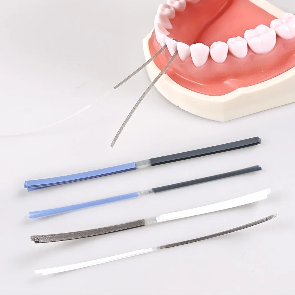 ELIJAH 40Pcs Dental Polishing Strips For Interproximal Application Finishing and Polishing Polish Strip Dental Lab Materials