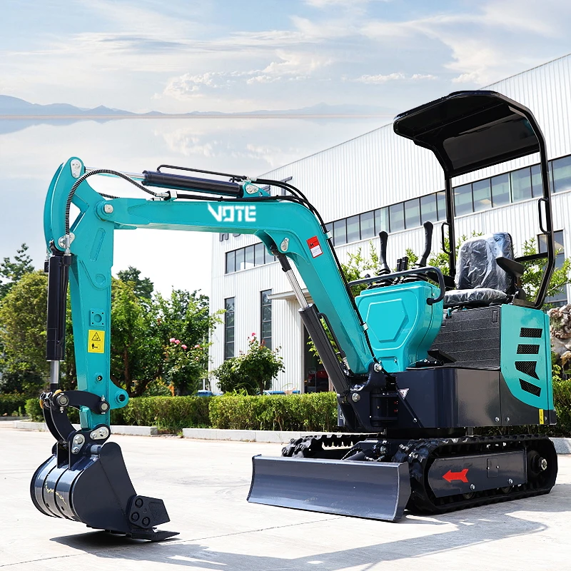 Chinese Cheap Mini Excavator 1 Ton High Quality Hydraulic Diesel Minibagger Small Crawler Excavator Diggers for Sale customized