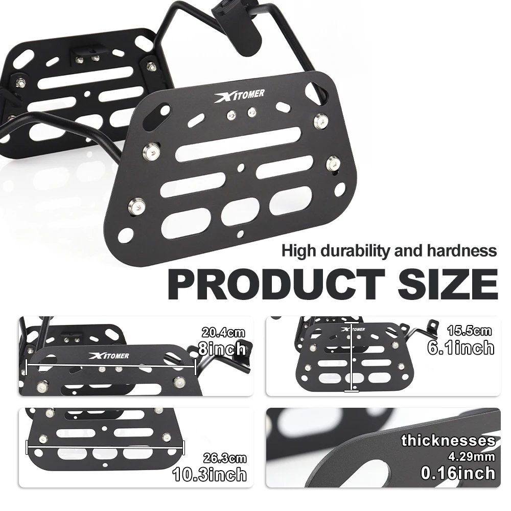 For Triumph Speed Triple 1050 S/R 2016 2017 2018 2019 2020 Motorcycle Saddlebag Support Bars Mounting Brackets Side Luggage Rack