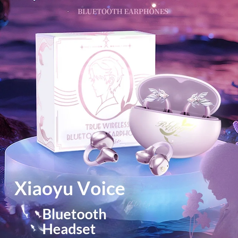 

Наушники-клипсы Bluetooth Love and Deepspace Rafayel с воздушной проводимостью, аниме-периферия, низкая задержка для гейминга, для фанатов аниме