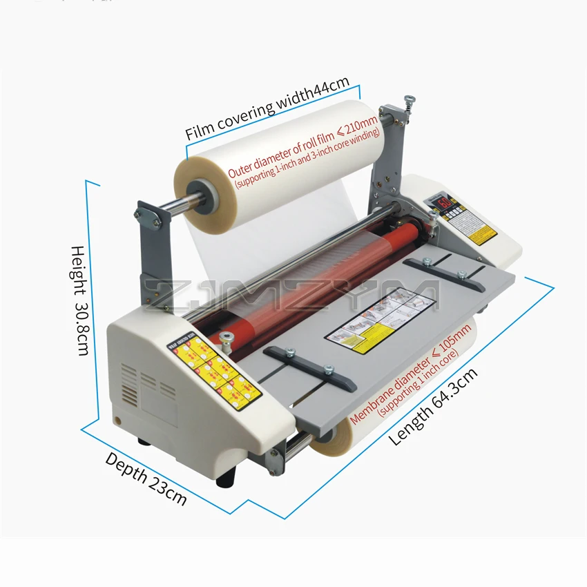 Imagem -04 - Forme a Máquina de Estratificação Quatro Rolo Frio Quente Laminador Rolamento Filme Foto 9460t a2 Mais 110v 220v