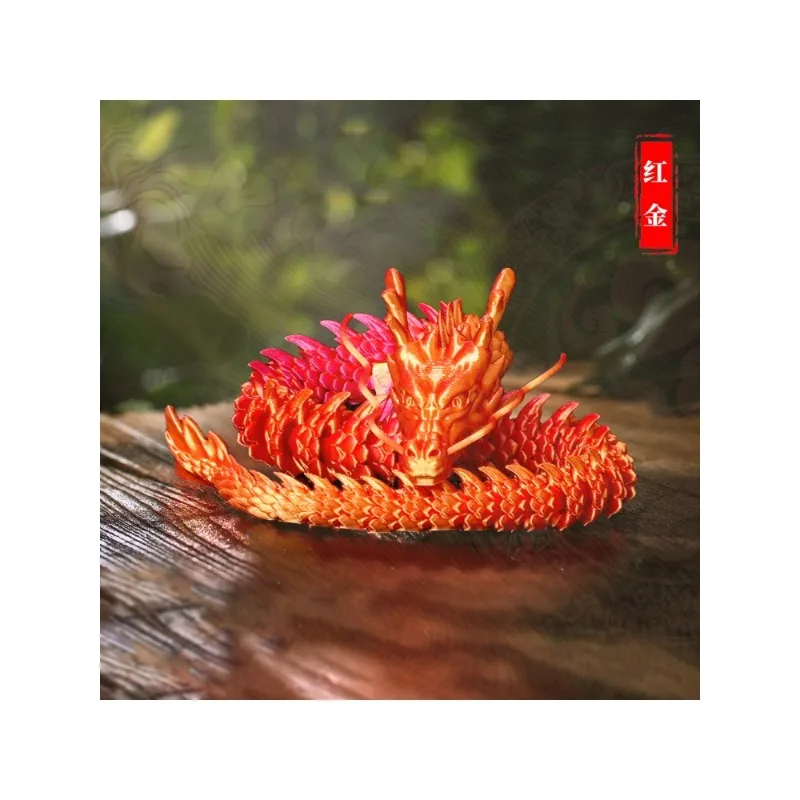 3D Printing Chinese Dragon Ornaments Crafts Dragon Year Gift Joint Hand-Made Dragon Ornaments