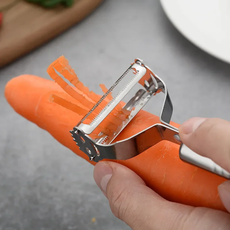 

Stainless Steel Multi-function Vegetable Peeler Cucumber Carrot Fruit Cutter Julienne Peeler Potato Carrot Grater Kitchen Set