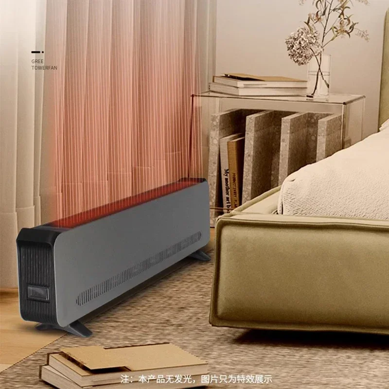 Плинтусный обогреватель бытовой энергосберегающий быстронагревательный электрический обогреватель под столом печи для ванной водонепроницаемый Elec