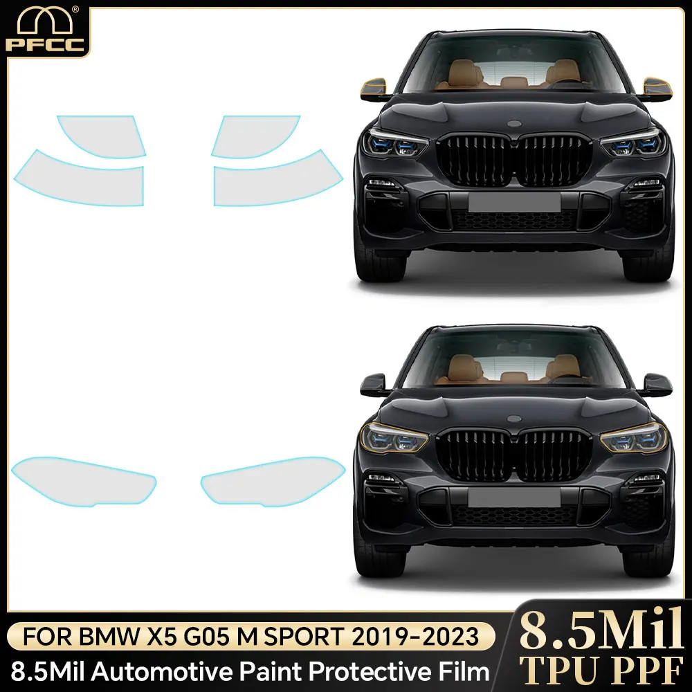 

Car Headlight RearView B Pillars Film Paint Protection Anti-scratch Accessories For BMW X5 M SPORT 2019-2023 Cars Accessories