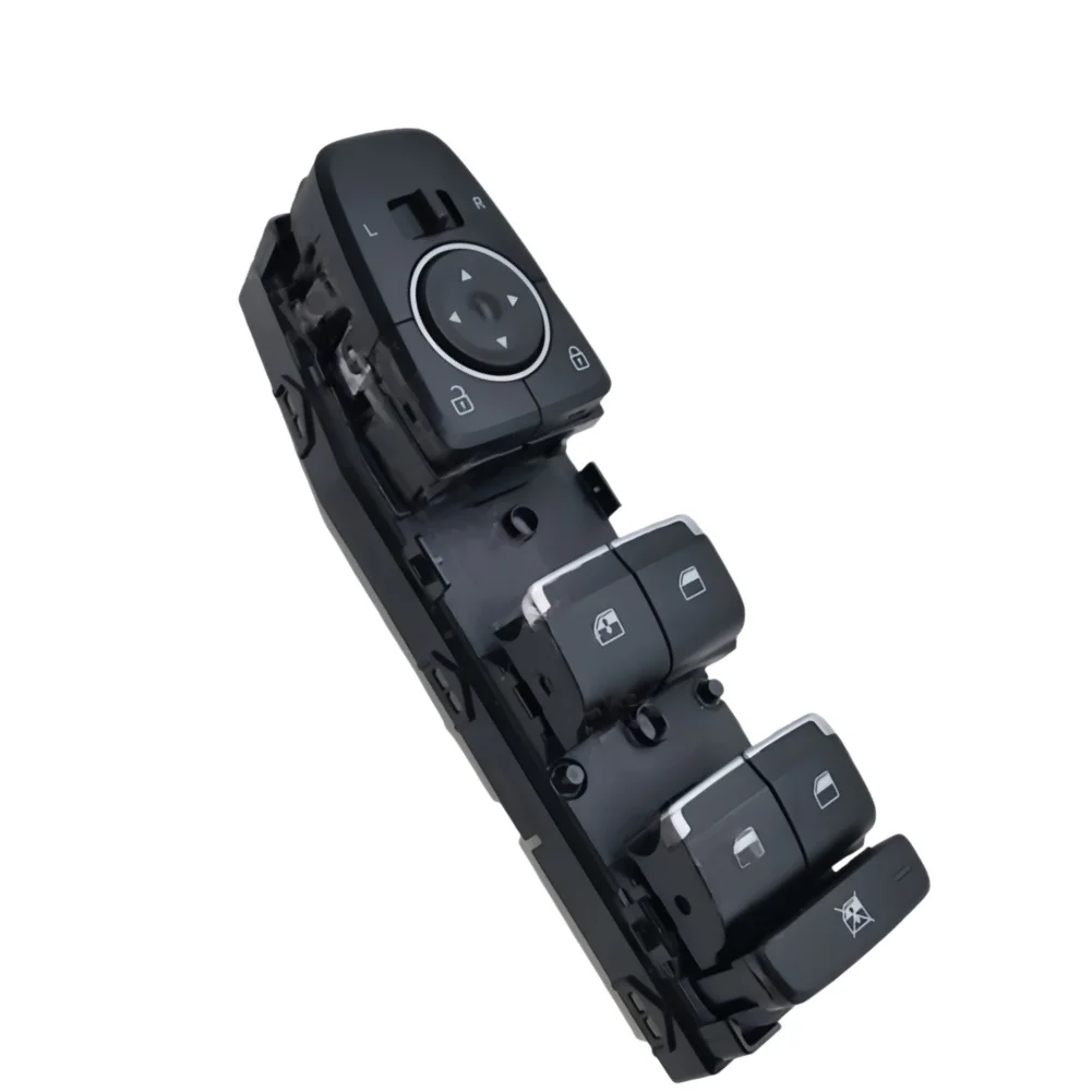 Driver Side Switch Power Window Switch For Daily Driving Control Black Manual Operation Design Wear Resistant Build