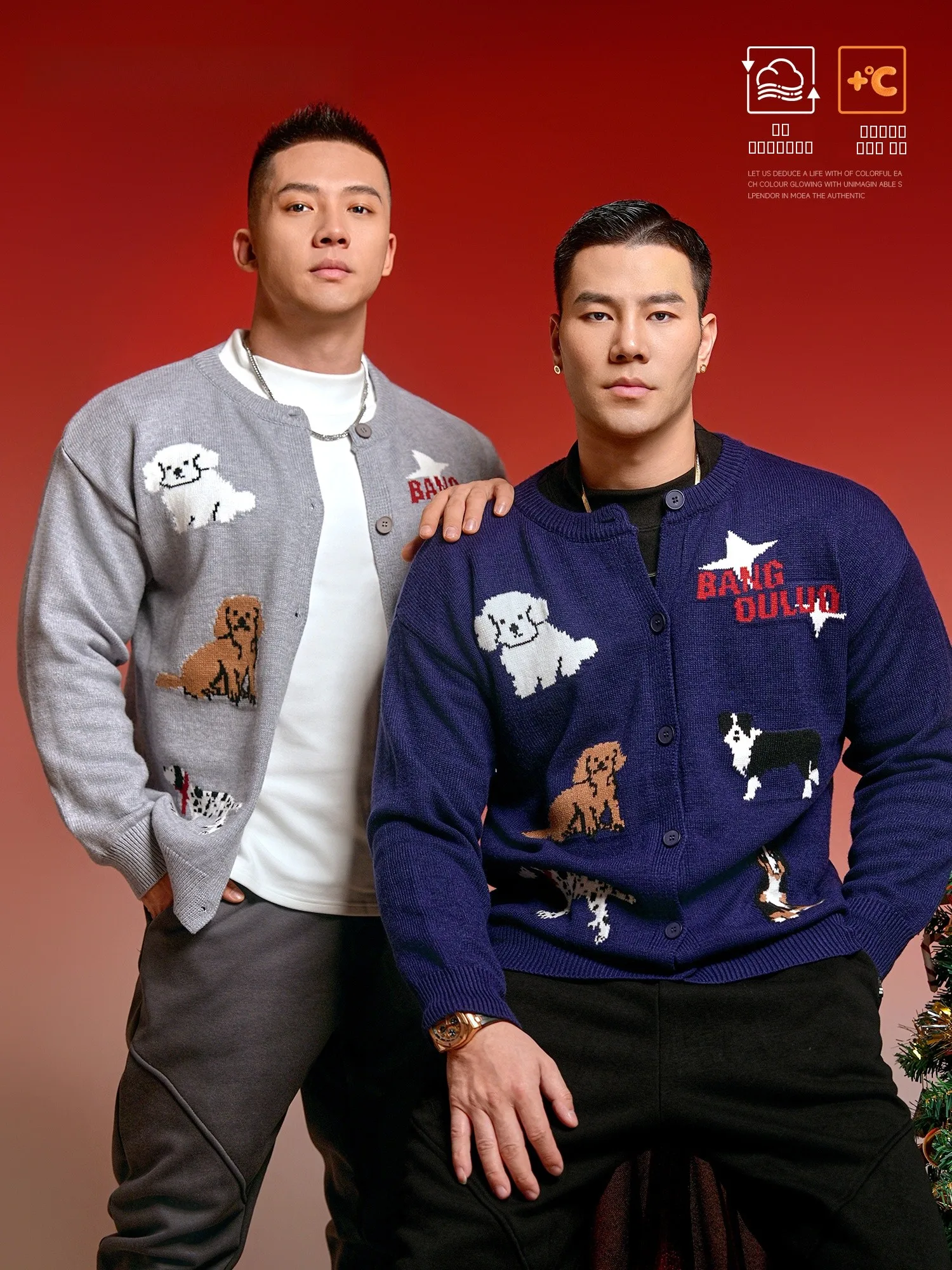 

Men's Thiened Loose Knitted Cardigan Sweater Winter Casual Sle Soft Warm Long Sve Button up Coat for Commuting And Dates