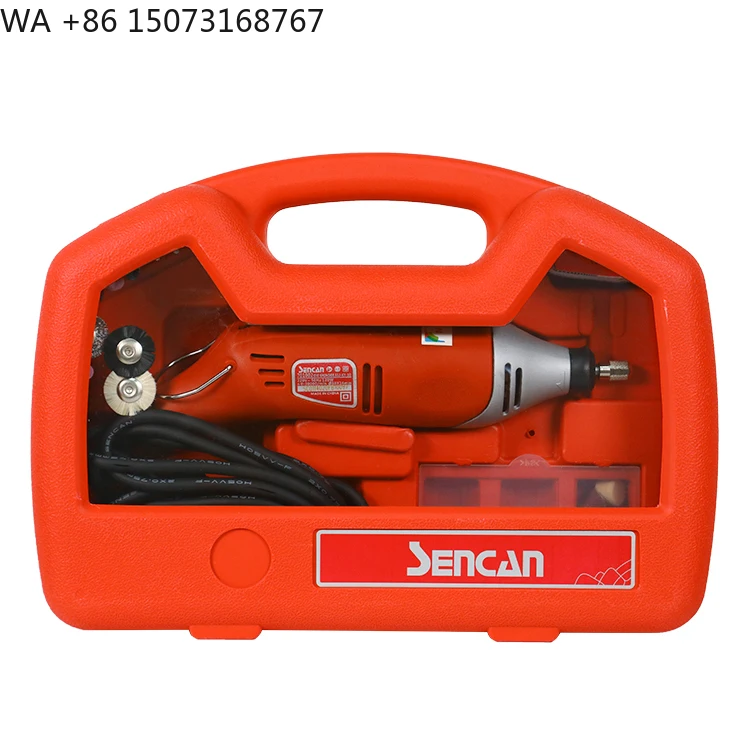 

Мини-шлифовальная машина SENCAN 120 Вт, профессиональный электроинструмент 701002, с регулируемой скоростью, для шлифовальных работ, набор инструментов